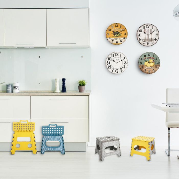 Taburete Plegable Daily Quid 29x22x32 cm (8 Unidades) 2 Taburete Plegable Daily Quid 29x22x32 cm (8 Unidades) 2