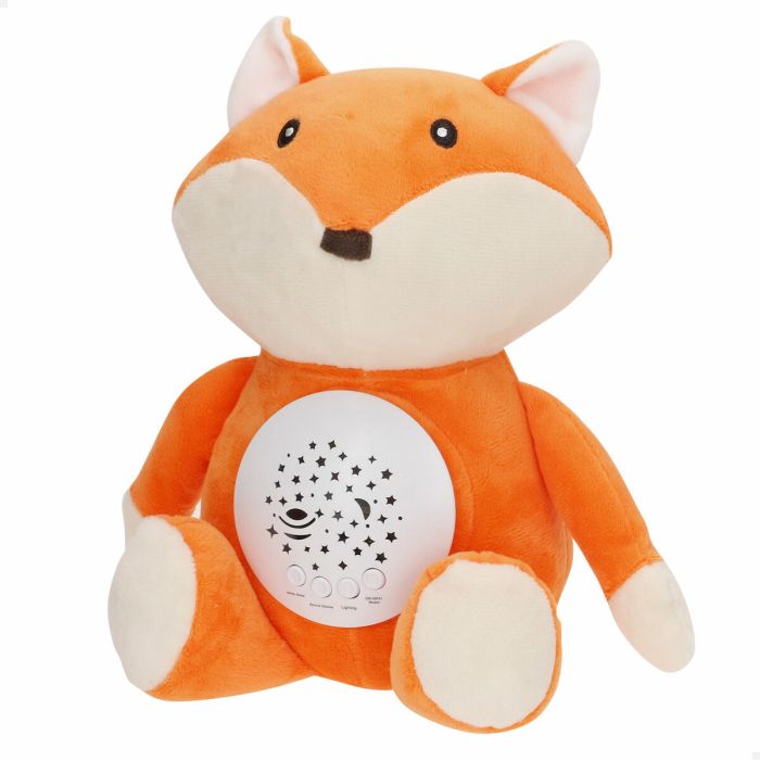 Peluche Projecteur LED Colorbaby Tissu Peluche Plastique 25 x 27 x 13 cm (4 Unités) 6