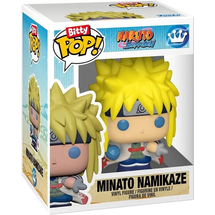 Funko Bitty POP! Naruto Shippuden Team 2 - Pack de 4 figurines en vinyle (Tsunade, Minato, Orochimaru, Jiraiya) avec socle et boitier acrylique Funko Bitty POP! Naruto Shippuden Team 2 - Pack de 4 figurines en vinyle (Tsunade, Minato, Orochimaru, Jiraiya) avec socle et boitier acrylique