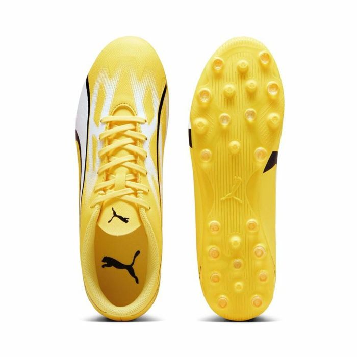 Chaussures de Football pour Adultes Puma Ultra Play MG Jaune 3 Chaussures de Football pour Adultes Puma Ultra Play MG Jaune 3