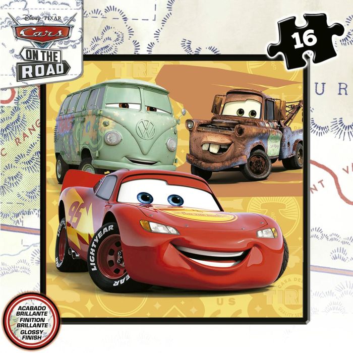 Set de 4 Puzzles Cars On the Road 73 Pièces 3 Set de 4 Puzzles Cars On the Road 73 Pièces 3