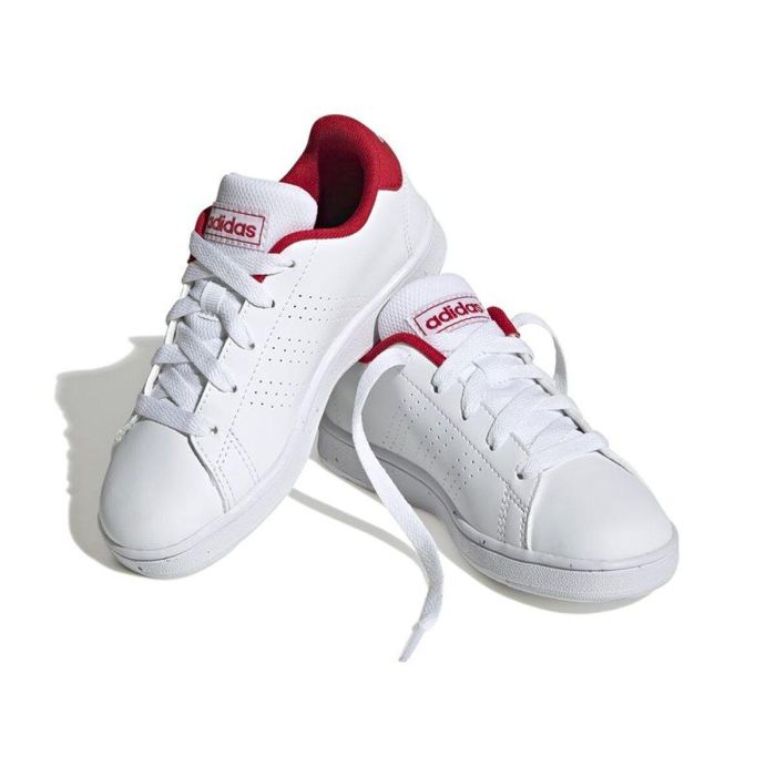 Chaussures de Sport pour Enfants Adidas Advantage Blanc 2