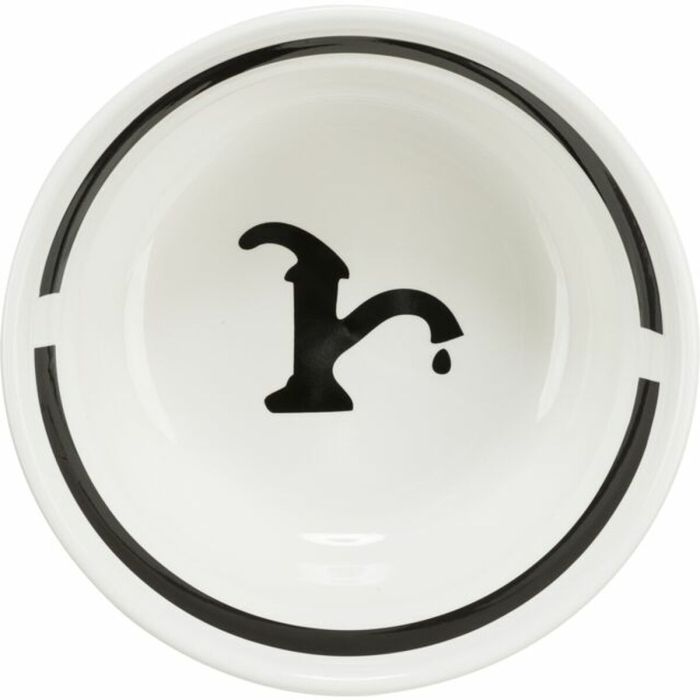 Mangeoir pour animaux Trixie Blanc Noir 1,6 L 1