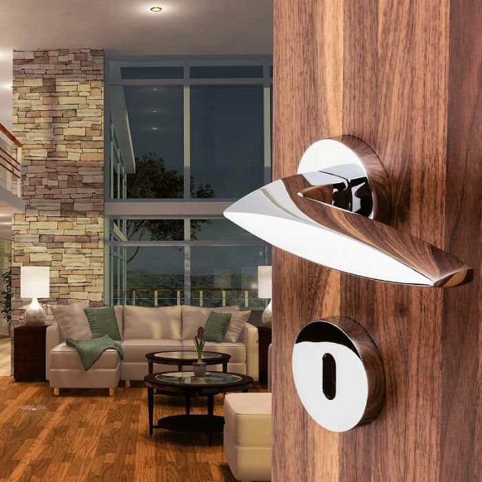 Roseta Zamak Garnet Ø52 Acabado Negro Mate System 1