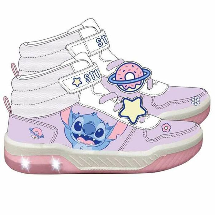Chaussures de Sport pour Enfants Stitch Lila 2