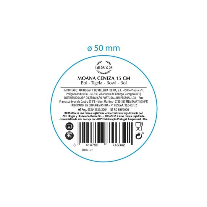 Bol Cerámico Moana Bidasoa 14,5 cm 4