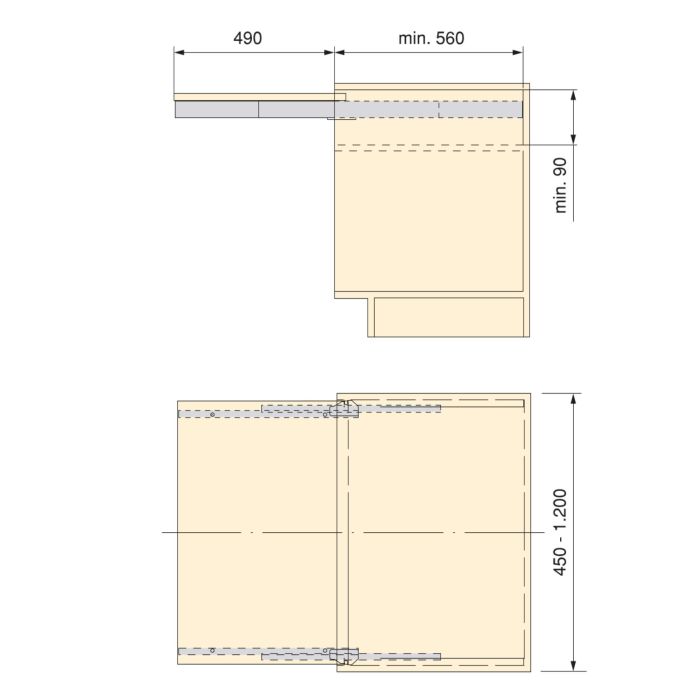Emuca Coulisses de table télescopique Shot, Aluminium, Inox anodisé 2 Emuca Coulisses de table télescopique Shot, Aluminium, Inox anodisé 2