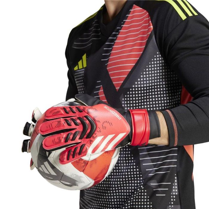 Gants de Gardien de But Adidas Predator Trn Rouge Adultes 10-12 Ans 1