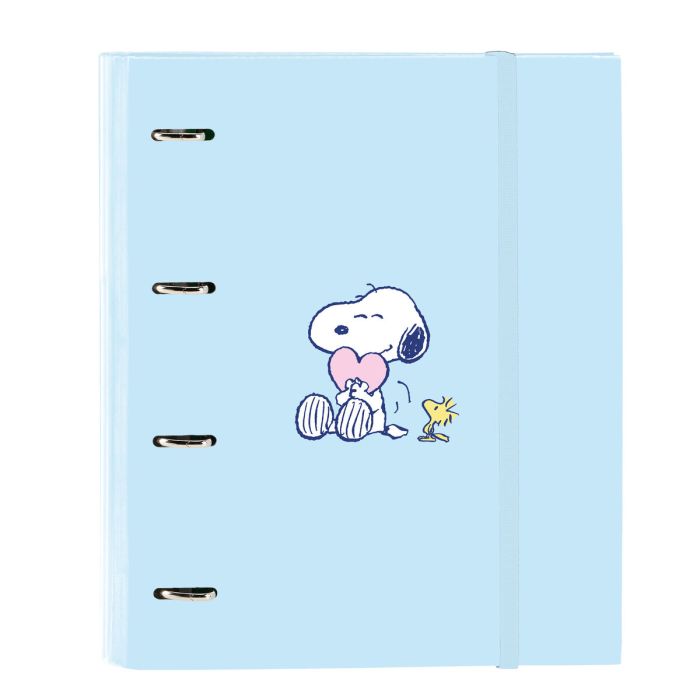Reliure à anneaux Snoopy Love Bleu 27 x 32 x 3.5 cm 0 Reliure à anneaux Snoopy Love Bleu 27 x 32 x 3.5 cm 0