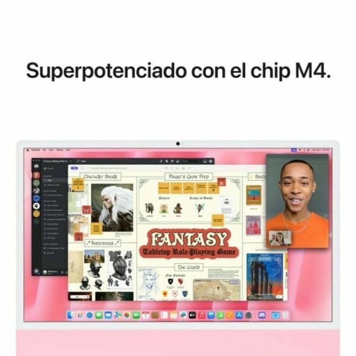 Tout en Un Apple MWUG3Y/A 24" 16 GB RAM 256 GB M4 3