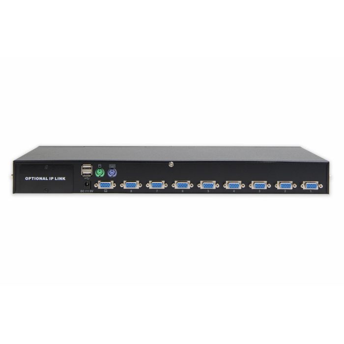 Digitus 8-fach Kombo-KVM Switch, 1 Benutzer, 8 PCs, Modul Slot für IP Modul DIGITUS Professional 1
