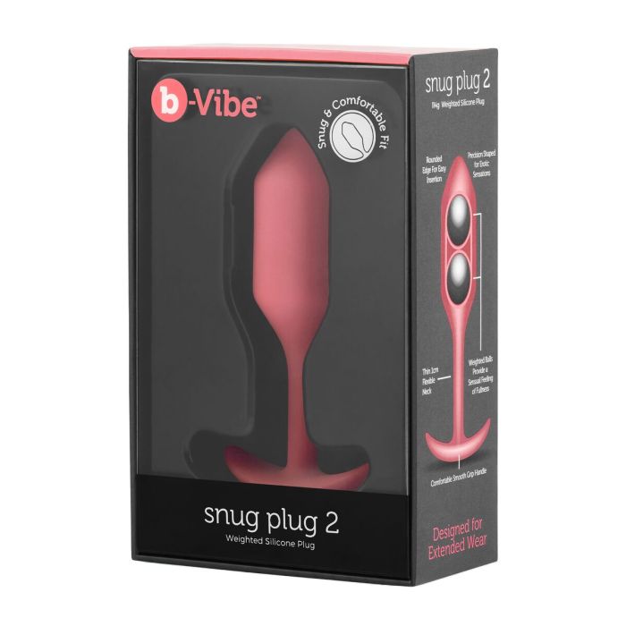 Plug Anal B-Vibe 2 Orange Corail 1