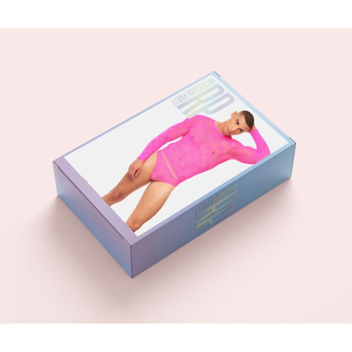 Ensemble de Lingerie Rainbow Party Rose L/XL 1 Ensemble de Lingerie Rainbow Party Rose L/XL 1