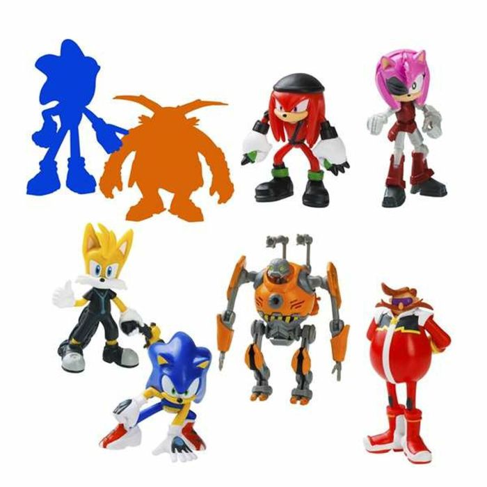 Ensemble de Figurines Sonic 8 Unités 6,5 cm 1