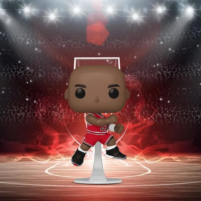 Funko Pop! - Figurine en Vinyle Michael Jordan Chicago Bulls "The Shot" - Basketball NBA - Figurine de Collection