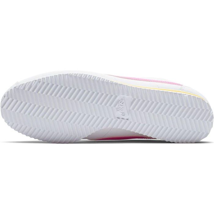 Chaussures de Running pour Adultes Nike Classic Cortez Leather Blanc 4