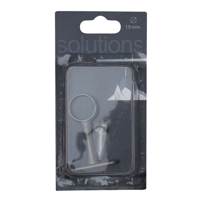 Support de tringle de penderie Stor Planet Gris Satiné Ø 1,9 cm Central 1
