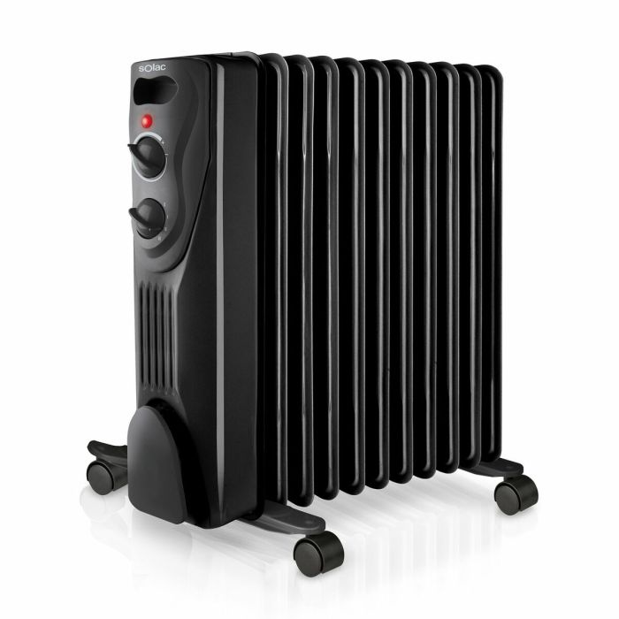 Radiateur à Huile Solac RA810 Noir 2300 W 0 Radiateur à Huile Solac RA810 Noir 2300 W 0