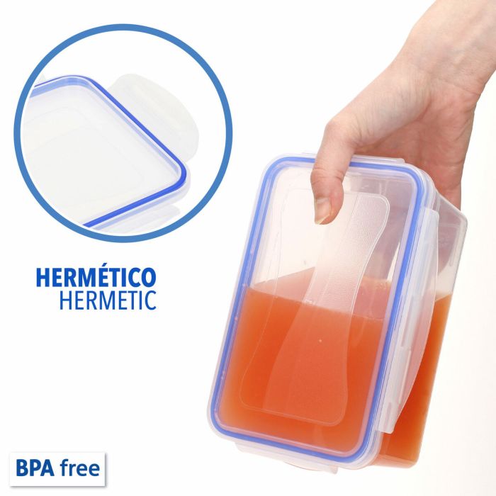 Ensemble de contenants de cuisine hermétiques empilables Max Home 27 x 12 x 20 cm 6 Unités 4 Ensemble de contenants de cuisine hermétiques empilables Max Home 27 x 12 x 20 cm 6 Unités 4