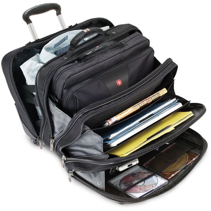WENGER Patriot 2teiliges Buniness-Set 43.2cm 17Zoll Trolley schwarz - mit passendem Notebookkoffer 39cm 15.4Zoll 11 WENGER Patriot 2teiliges Buniness-Set 43.2cm 17Zoll Trolley schwarz - mit passendem Notebookkoffer 39cm 15.4Zoll 11