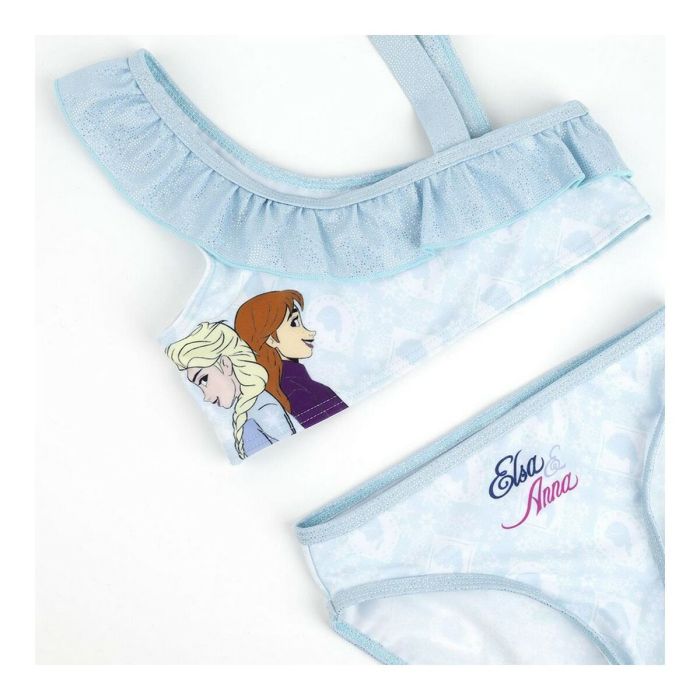 Bas de Bikini Pour Filles Frozen Bleu Bleu clair 5