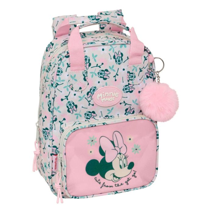 Cartable Minnie Mouse Minty Rose 20 x 28 x 8 cm