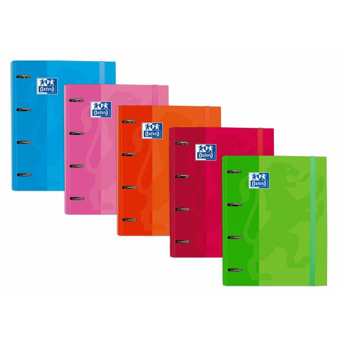 Reliure à anneaux Oxford EUROPEANBINDER Multicouleur A4+ (10 Unités) 6