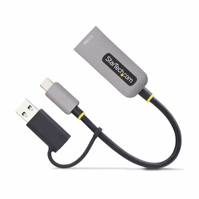 Câble USB Startech U2GA-USB-C-ETHERNET Gris 1 Câble USB Startech U2GA-USB-C-ETHERNET Gris 1