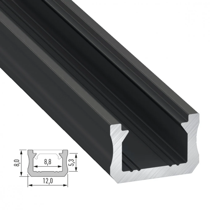 Profil Aluminium Tipo X 2.02M 2