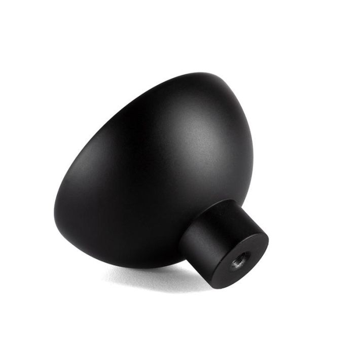 Pomo Zamak/Madera Modelo Bol Ø45 Acabados Negro, Sapelly, Haya, Blanco Acabado Negro-Haya Viefe 1