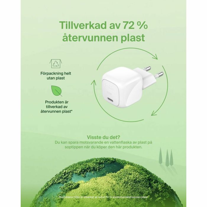 Câble Lightning Belkin WCA008KQWH Blanc 30 W 1