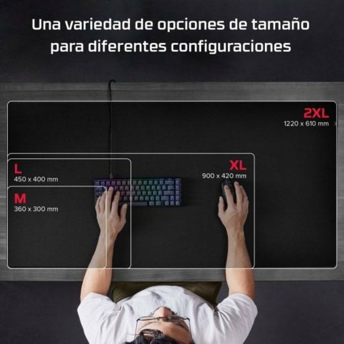 Tapis de Souris HyperX 4Z7X5AA Noir 2 Tapis de Souris HyperX 4Z7X5AA Noir 2