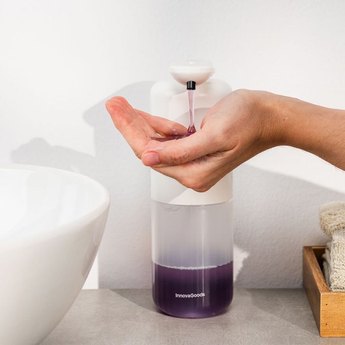 Distributeur Automatique Rechargeable de Savon Liquide Bitesap InnovaGoods 0 Distributeur Automatique Rechargeable de Savon Liquide Bitesap InnovaGoods 0