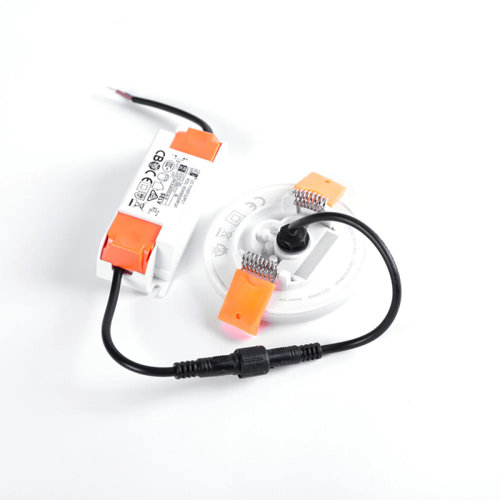 LUM-NSDL-R75-WW Plaque LED Circulaire sans Cadre 6W 399Lm Blanc Chaud 2700K 5