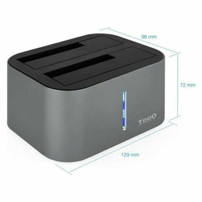 Dock Station Dual TooQ TQDS-805G 2.5"-3.5" HDD/SSD SATA USB 3.0 6