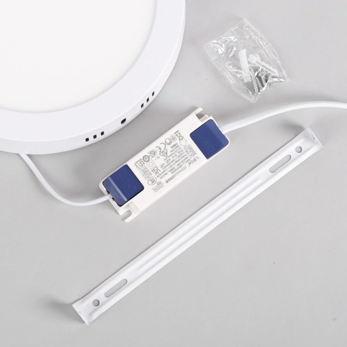 Plafonnier LED Circulaire 18W 1793Lm Driver Lifud Flicker Free IP20 30000H Blanc Froid [WR-MYSR-18-CW] 1