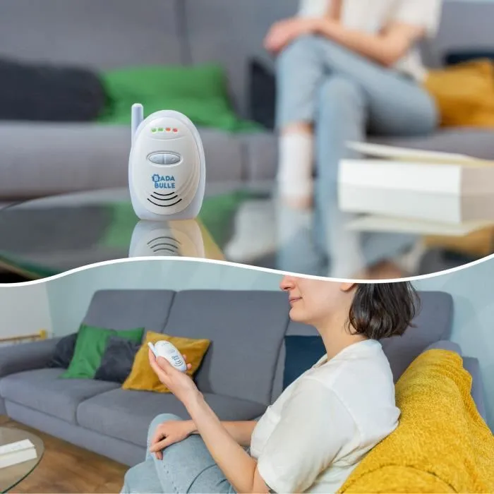 Badabulle Vigilabebés Audio 300m - Alarme Sonore et Visuelle - Compact et Facile à Utiliser 3