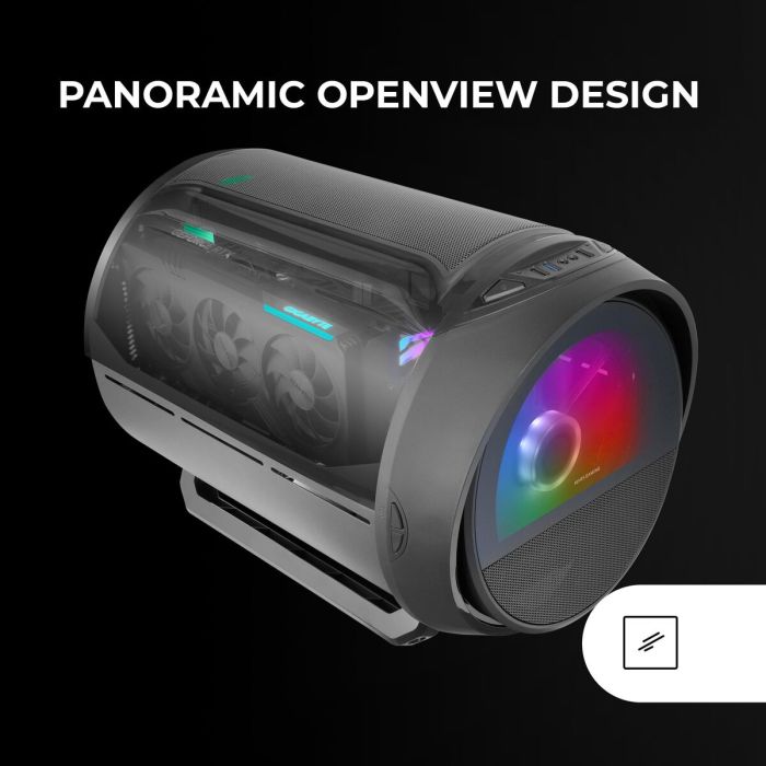 Boîtier ATX semi-tour Mars Gaming MCCYLON Noir 7