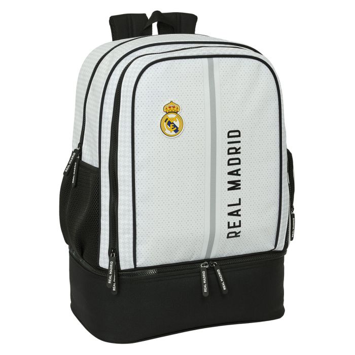 Sac à dos de Sport Real Madrid C.F. 24/25 Blanc Gris 35 x 50 x 24 cm 0 Sac à dos de Sport Real Madrid C.F. 24/25 Blanc Gris 35 x 50 x 24 cm 0