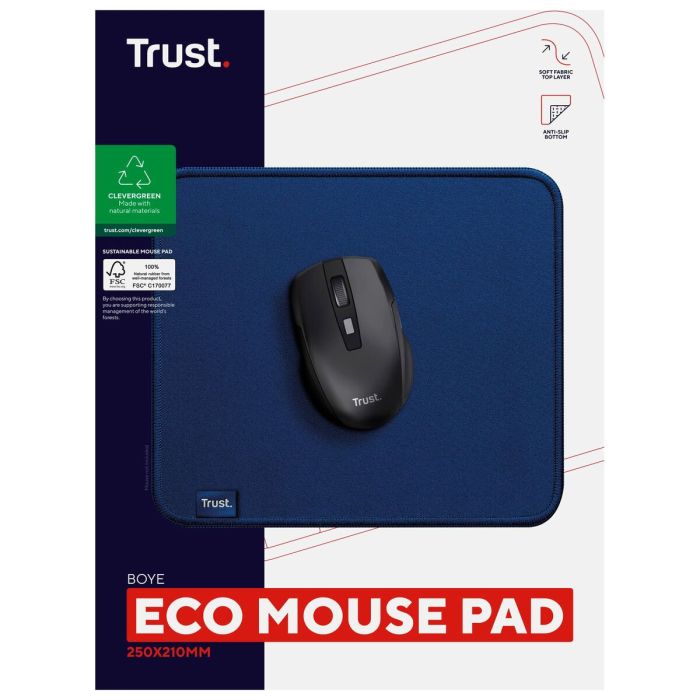 Tapis de Souris Trust 24744 Bleu 1 Tapis de Souris Trust 24744 Bleu 1