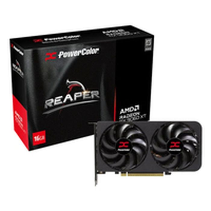 Carte Graphique Powercolor RX9060XT 16G-A RADEON RX 9060 XT 16 GB GDDR6 2