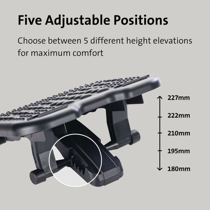 Repose-pied Kensington SOLEMASSAGE Noir (4 Unités) 5