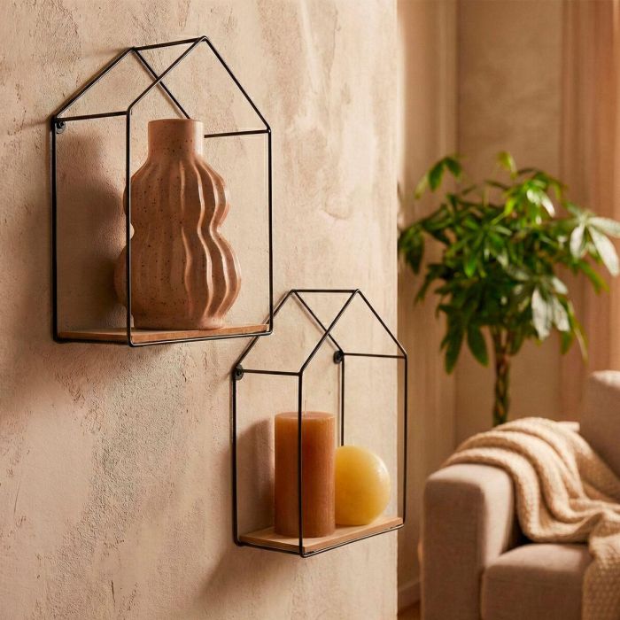 Étagère Max Home Fer Bois MDF 21 x 25 x 10 cm (6 Unités) 5 Étagère Max Home Fer Bois MDF 21 x 25 x 10 cm (6 Unités) 5