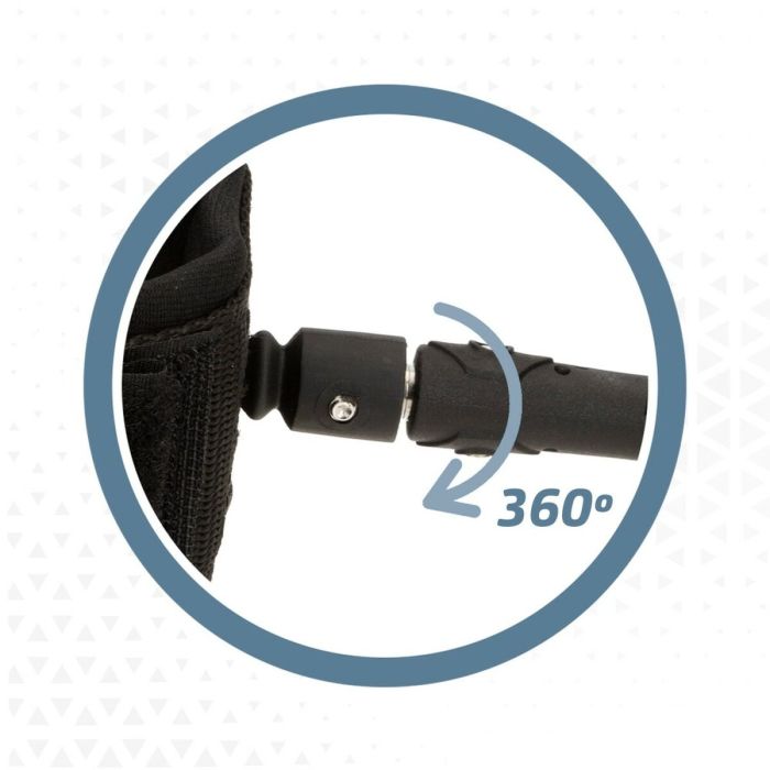 Leash Aktive Noir 20 cm Spirale Paddle Surf 3