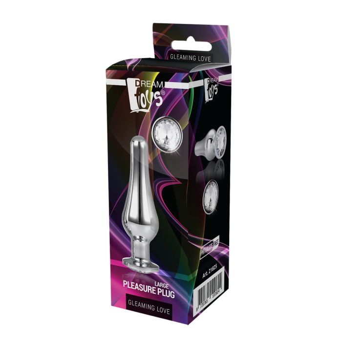 Plug Anal Dream Toys Gleaming Love Argenté 1 Plug Anal Dream Toys Gleaming Love Argenté 1
