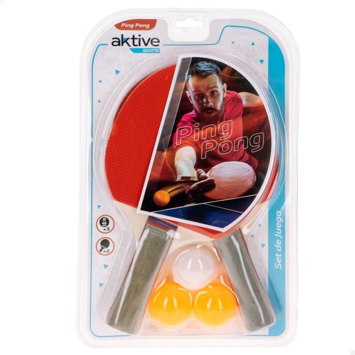 Set Ping Pong Aktive 14,5 x 25 x 0,9 cm (12 Unités) 1