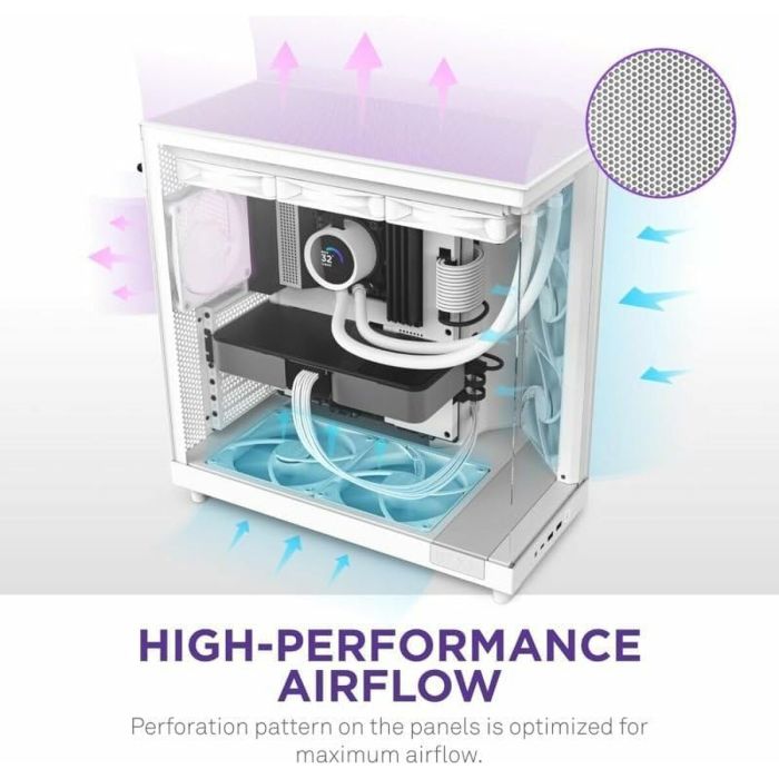 Boîtier ATX semi-tour NZXT CC-H61FW-01 Blanc 8 Boîtier ATX semi-tour NZXT CC-H61FW-01 Blanc 8