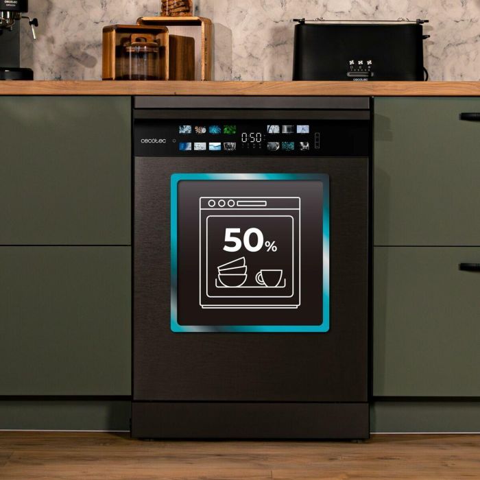 Lave-vaisselle Cecotec Aguazero 6700 Dark B Noir 19