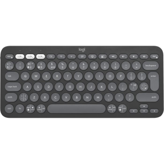 Clavier sans fil Logitech 920-011843 Graphite Espagnol Qwerty QWERTY 0 Clavier sans fil Logitech 920-011843 Graphite Espagnol Qwerty QWERTY 0