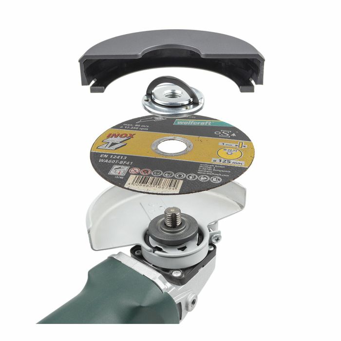 Écrou de fixation rapide pour meuleuse d'angle Wolfcraft 2463000 Ø 45 mm M14 5 Écrou de fixation rapide pour meuleuse d'angle Wolfcraft 2463000 Ø 45 mm M14 5